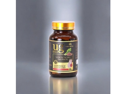 Viên uống UG GOLD, hỗ trợ giảm acid uric máu, hạn chế và giảm biểu hiện sưng đau khớp do GOUT (gút) 60 Viên